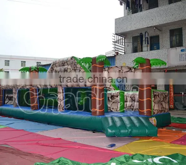 2016 New Design Obstacle Airdrop Jungle Fun Inflatable Obstacle Course Bouncer photo-3