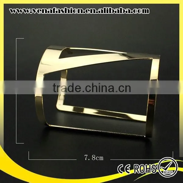 Screw Cuff Bracelet Plain Metal Bangle Design photo-2