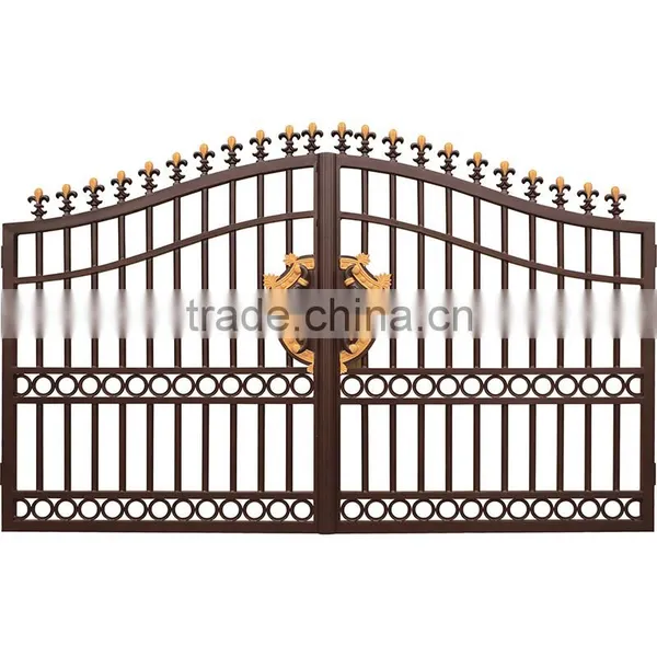 2015 High Quality Remote Control Cheap Wrought Iron Gates Garden Gate photo-5