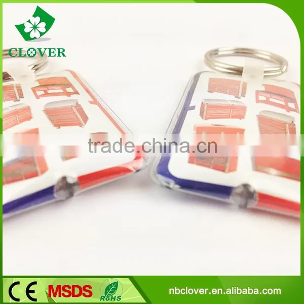 Logo Printing Accepted 1 LED Plastic Led Keychain Flashlight Wholesale photo-3