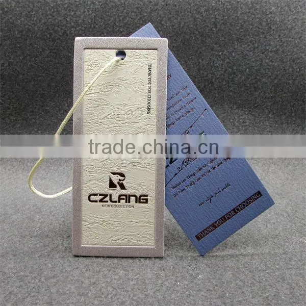 Embossed Logo Frames Hangtags Cardboard photo-2