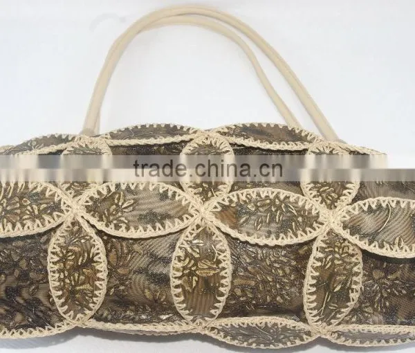 Tote Bags Made in China 2016 Top Sale Ladies Fancy Style Crochet Design Very Good Hand Feeling photo-2