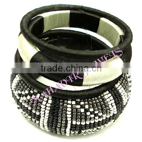 Glass Beaded Bangles