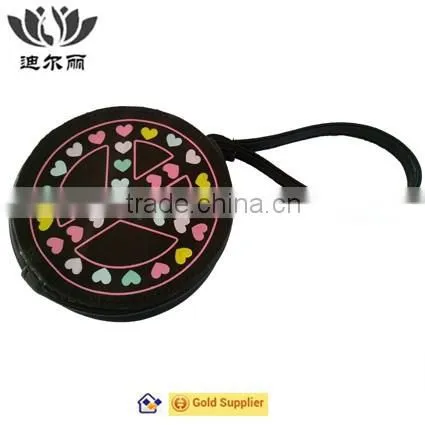 Mini Round Leather Coin Purse photo-2