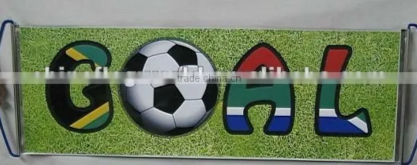 GOAL hand scroll banner