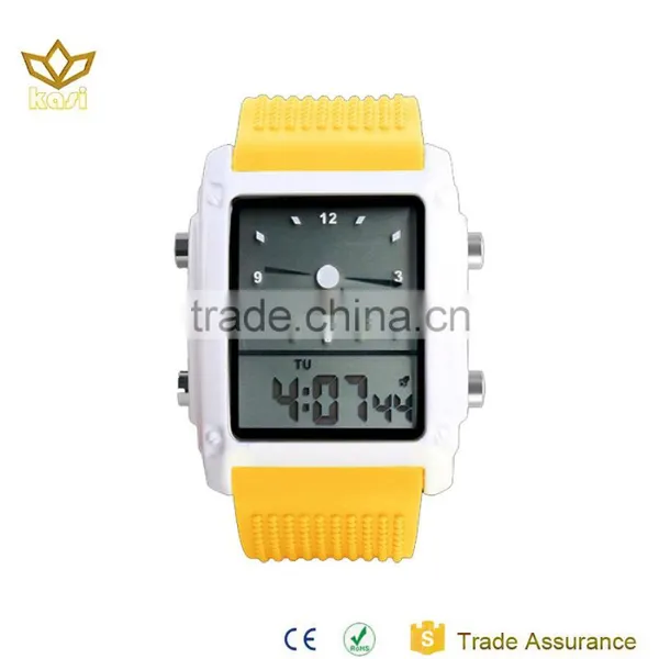 Backlight Watch Dial Multiple Silicone Strap Watch 1086 photo-4