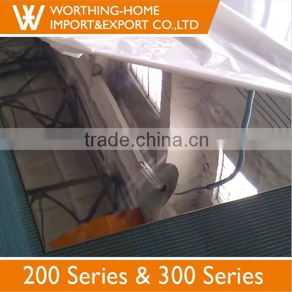Mirror 8k Copper Aisi Sus Astm 201 0.2mm Thick Stainless Steel Sheet photo-3