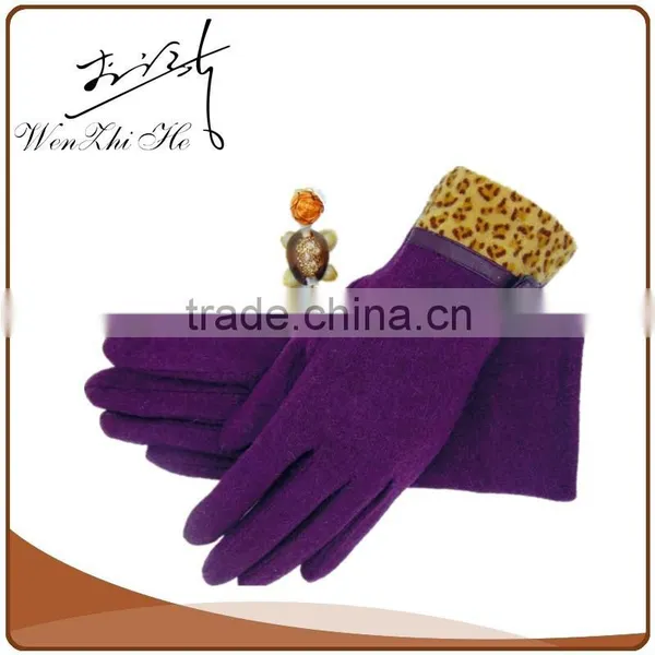 New Style Camel Wool Glove Cheap Hand Glove photo-5