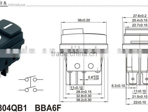 ON-OFF-ON High Power Rocker Switch T85,home Appliance Rocker Switch photo-4