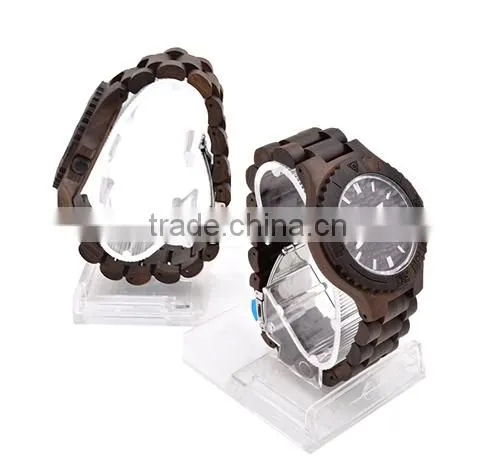 2016 New Fashion 100% Natural Wood Watch, Ebony Wooden Wrist Watch Trade Assurance photo-2
