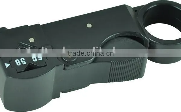 LSDbrand Mini Cable StripperLS-312B Wire Cable Stripper for RG58/RG59/RG62/3C/4C Cable Black Round Wire Stripper photo-3