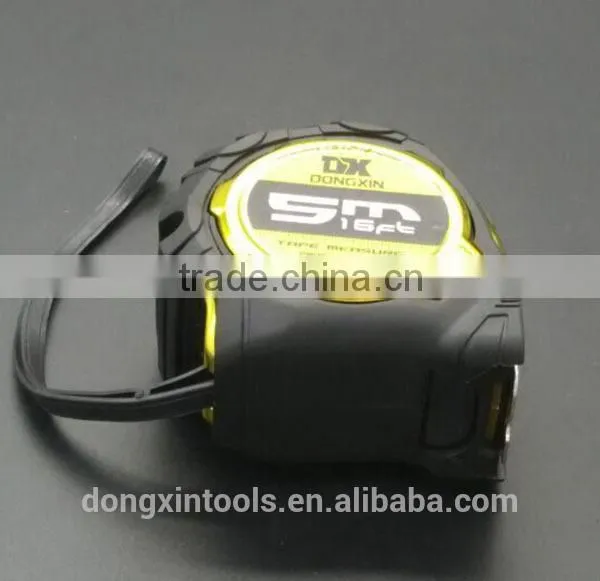 High Quality Rubber Cover uv Chromed Abs Plastic Case Measuring Tape photo-2