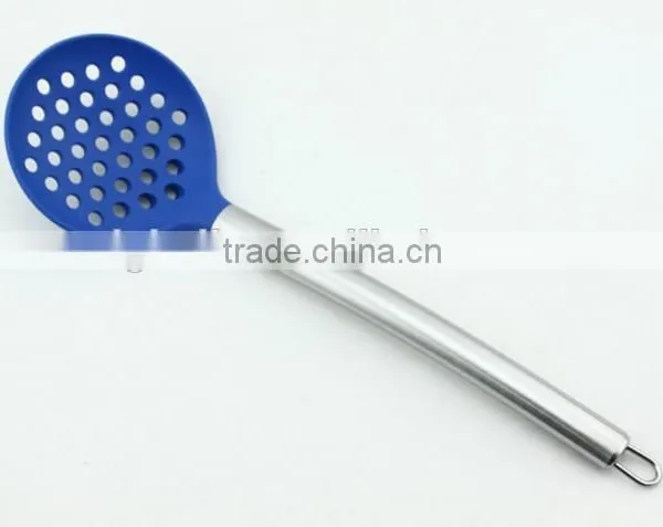 Kitchen Utensil Silicone Spaghetti Spoon With Stainless Steel Handle photo-2