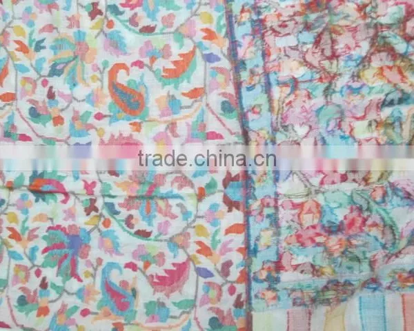 NEW YEAR WEDDING OR GIFTS OF INDIAN PASHMINA KANI SCARF photo-4