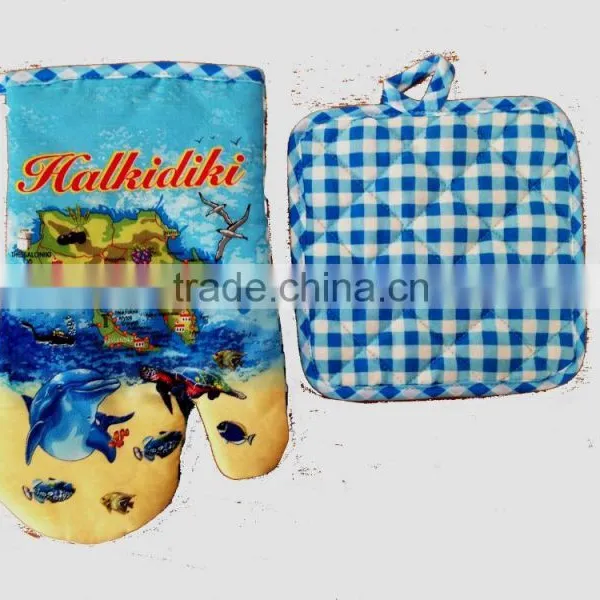 Customized Heat Resistant Cotton Oven Mitten photo-2