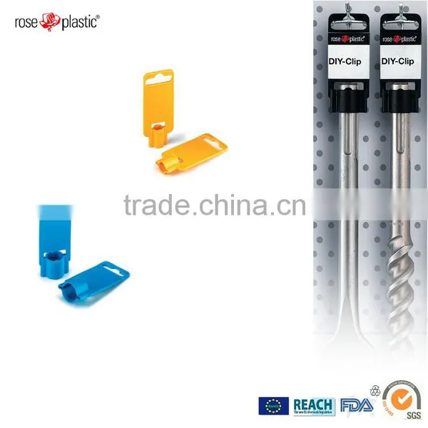 Stock Available PP Plastic Clips for Mansory Drills or Drilling Bits Packaging SDS Clip photo-6