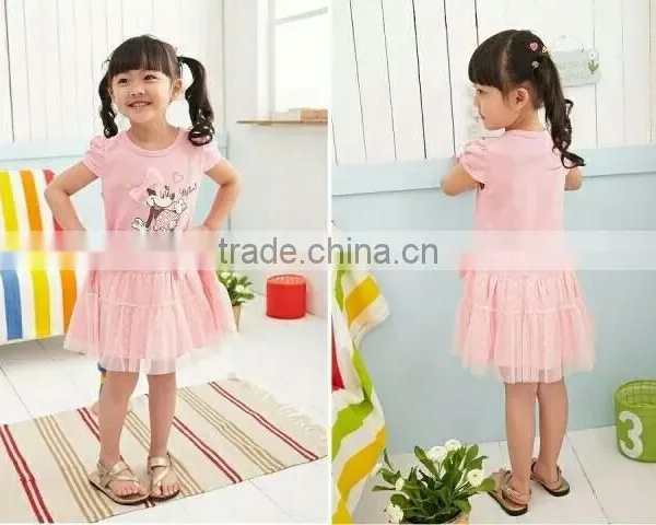 Children Beautiful Little Girls Dress for 3-8years Old Flower Girl Dress photo-3