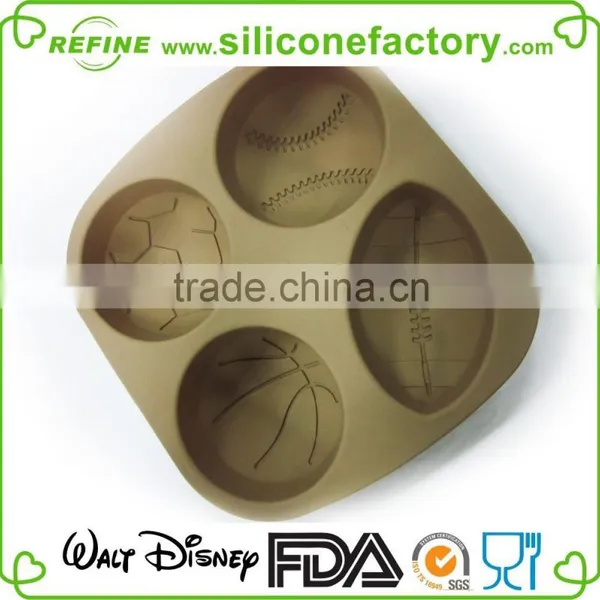 Various Balls Shaped Non-stick 100% Food Grade Silicone Bake Mold photo-5