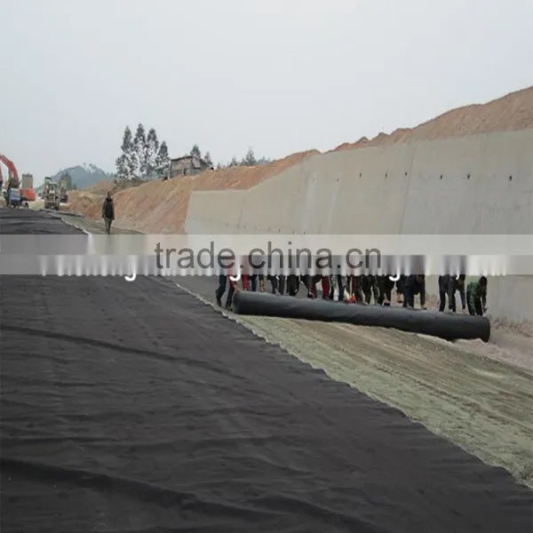 PE Black Plastic Rolls 1.5mm Hdpe Geomembrane photo-2