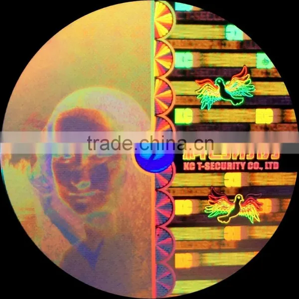 3d Laser Holographic Self Adhesive Destructible Label photo-5