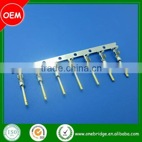 OEM Brass With Gold Pated Auto Stamping Bullet Crimping Terminal photo-2