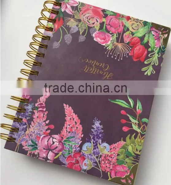 Spiral Agenda 2017 Daily Planner With Colorful Custom Printing photo-6
