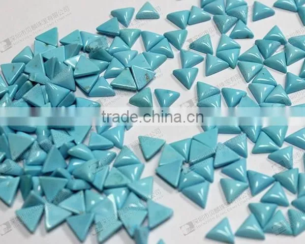 Semi Precious Stone Trillion Cabochons,turquoise Cabochons