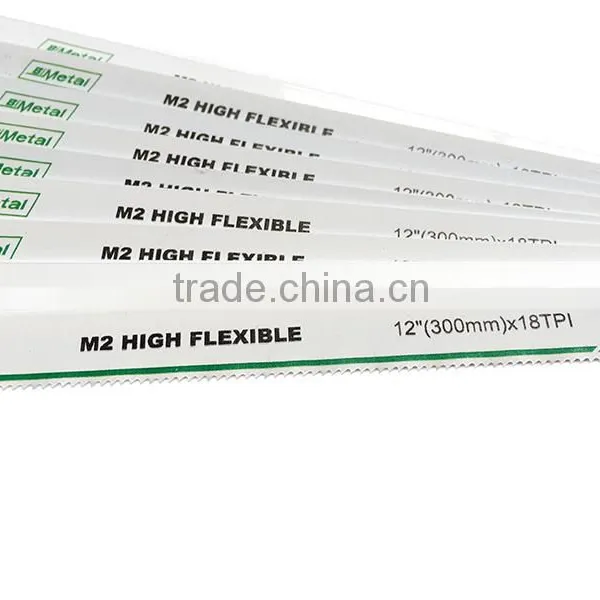 Top Quality Flexible 50CRV-Bimetal Steel Hand Saw 12" 24T Hacksaw Blades photo-3