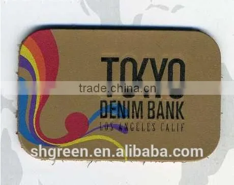 Durable Genuine Cowhide Leather Labels
