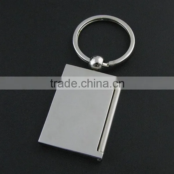 New Rectangle Creative Different Shape Metal Photo Frame Key Chain Ring Keychain photo-2