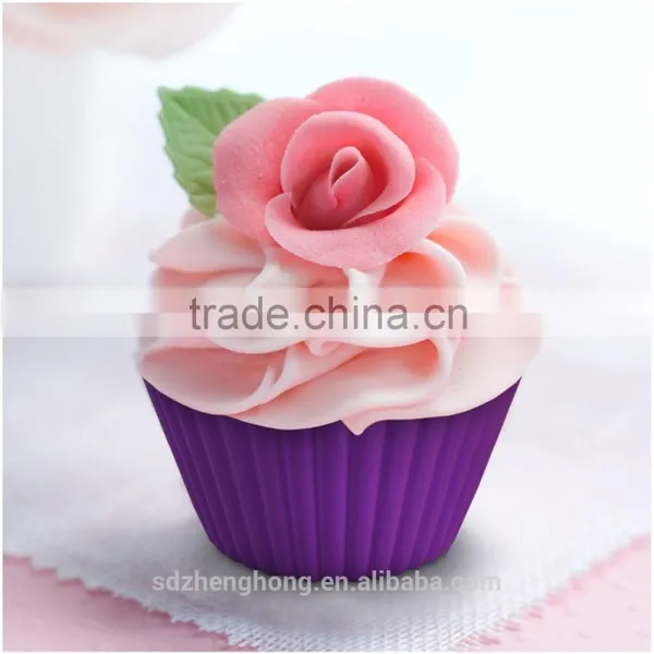 Round Cup Shape DIY Baking Silicone Cake Cup Liners Cupcake Mold photo-6