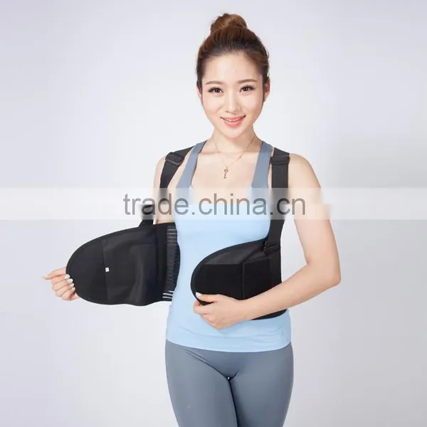 Double Posture Fitness Neoprene Lower Back Support Lumbar Brace Belt photo-4