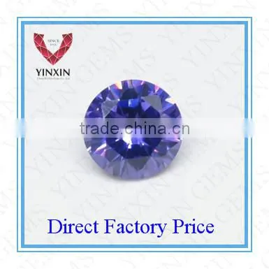 Brilliant Lavender Cubic Zirconia Round Shape 6.00mm CZ photo-2