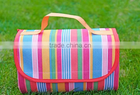 Printed Folding Travel Oxford Cloth Blanket Picnic Mat photo-3