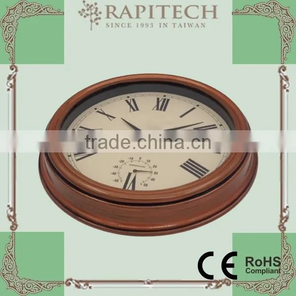 12 Inch Plastic Garden Thermometer Clock photo-5