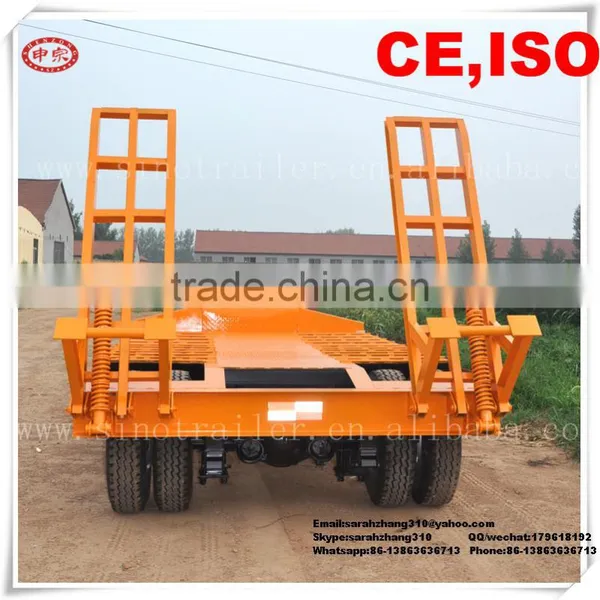Extendable Low Bed Truck Excavator Trailer photo-4