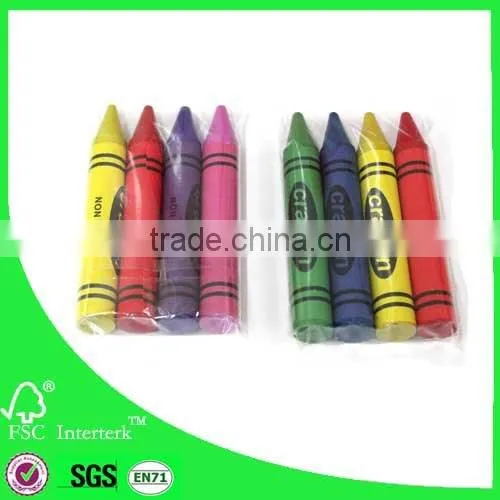 Wholesale Mini 4 Colour Wax Crayon Black Set