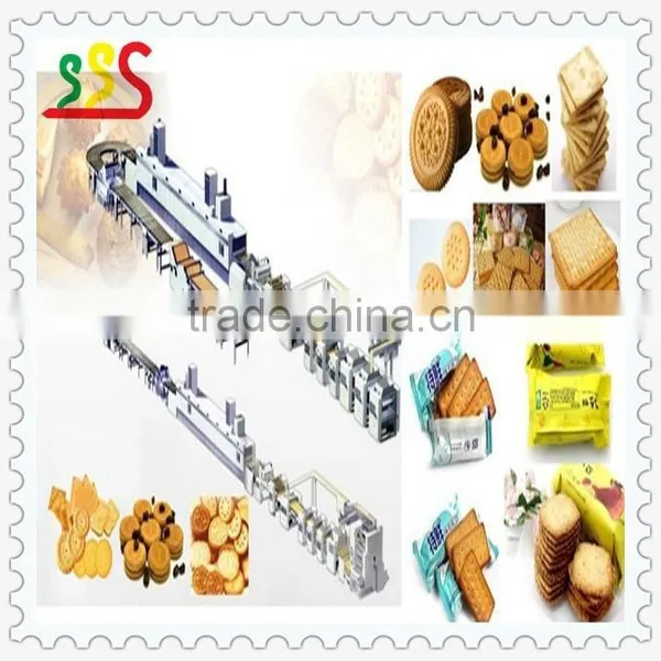 original design, compact structure and high automatic biscuit production line