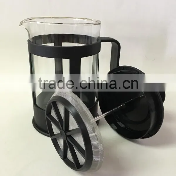 Plastic & Glass French Press (Black) photo-3