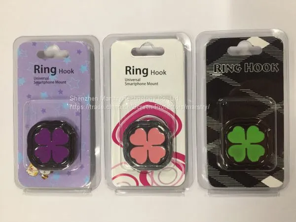 New !!!Four-leaf Clovers Ring Holder For Cell Phone