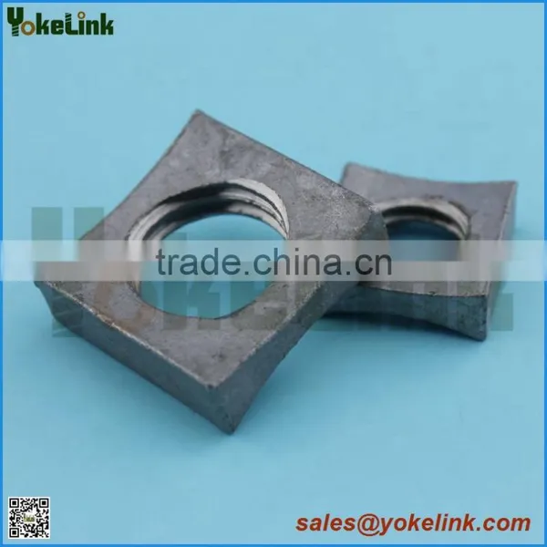 Galvanized Steel Concave MF Square Curved Locknut photo-2