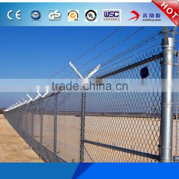 Wholesale Factory Price Metal Stadium or Farm Fencing PVC Coated 9 Gauge 7 Foot Temporary Barrier Chain Link Fence photo-4