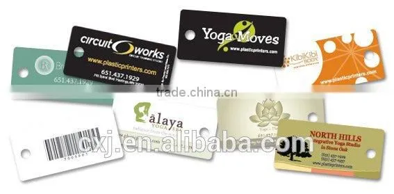 Customizable Good Look Shaped Plastic Cards photo-5