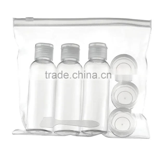Transparent Toiletry Bag - Holiday Cosmetic Wash Bag Hand Airport Travel Bottles photo-5
