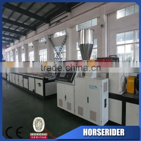 WPC Pvc Ceiling Profile Extruder Machine Price/wpc Upvc Plastic Door Profile Frame Making Production Line photo-2