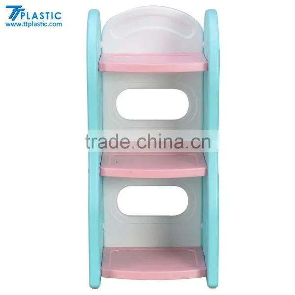 Cute Children's the Plastic Bookshelf/ Storage Rack Shelf photo-3