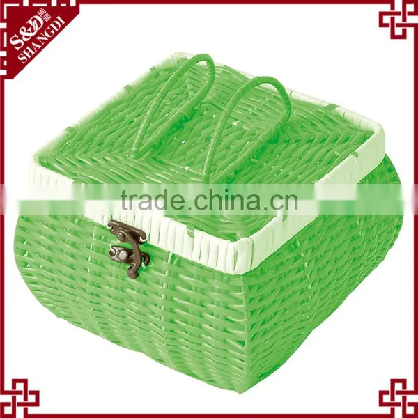 S.D Washing Plastic Rattan Cheap Woven Gift Baskets and Boxes photo-3