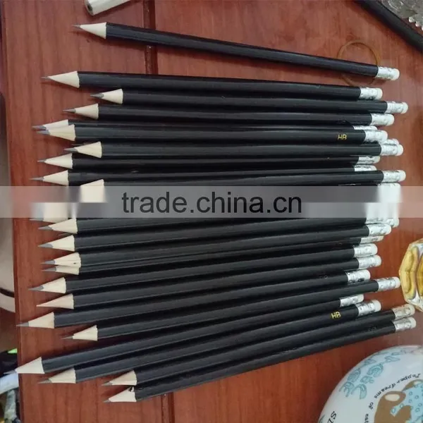 Custom LOGO HB Pencils With Eraser Topper photo-2