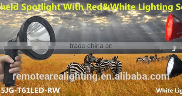 Red & White in 1 Bulb Emergency Led Scene JGL High Power 6W 5JG-T61LED-RW Portable Rechargeable Led Handheld Hunting Spotlight photo-3