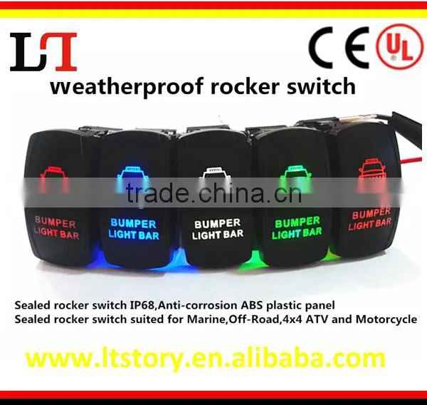 Car LED Light Waterproof Rocker Switch photo-4